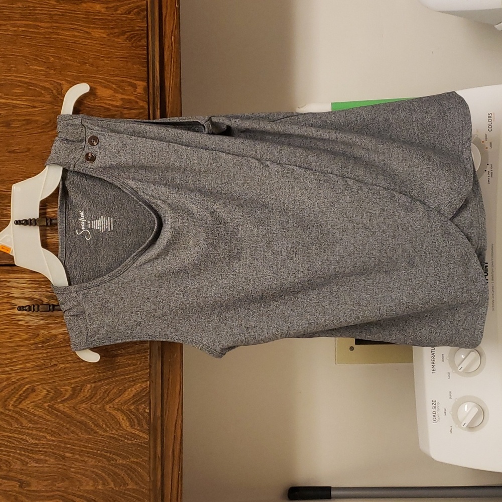 Sosolism Gray Breasting Tank (M)